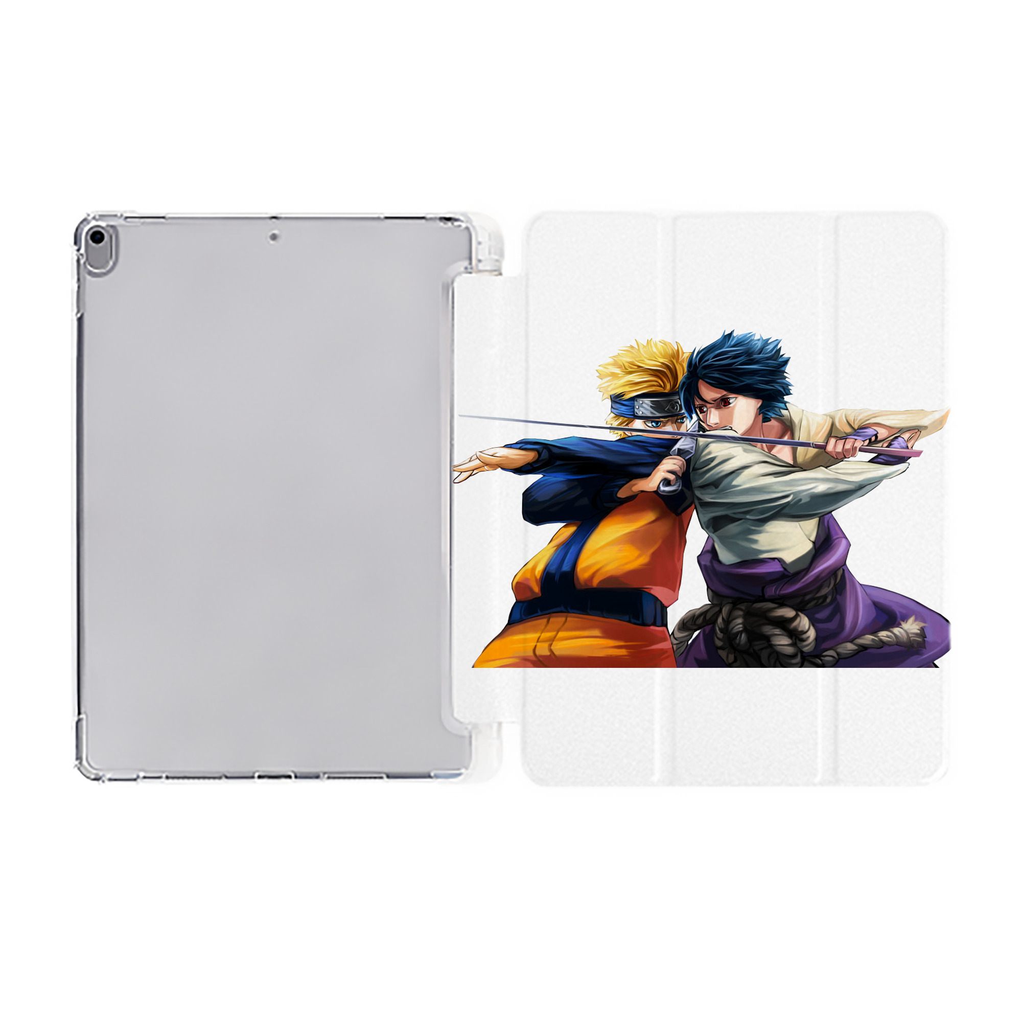 （画像用） NARUTO -ナルト- うずまき ナルト Uzumaki Naruto IPad ケース ペン収納付き 三つ折りスタンド PUレザー×シリコン 対応機種9.5/10.5/10.9インチ